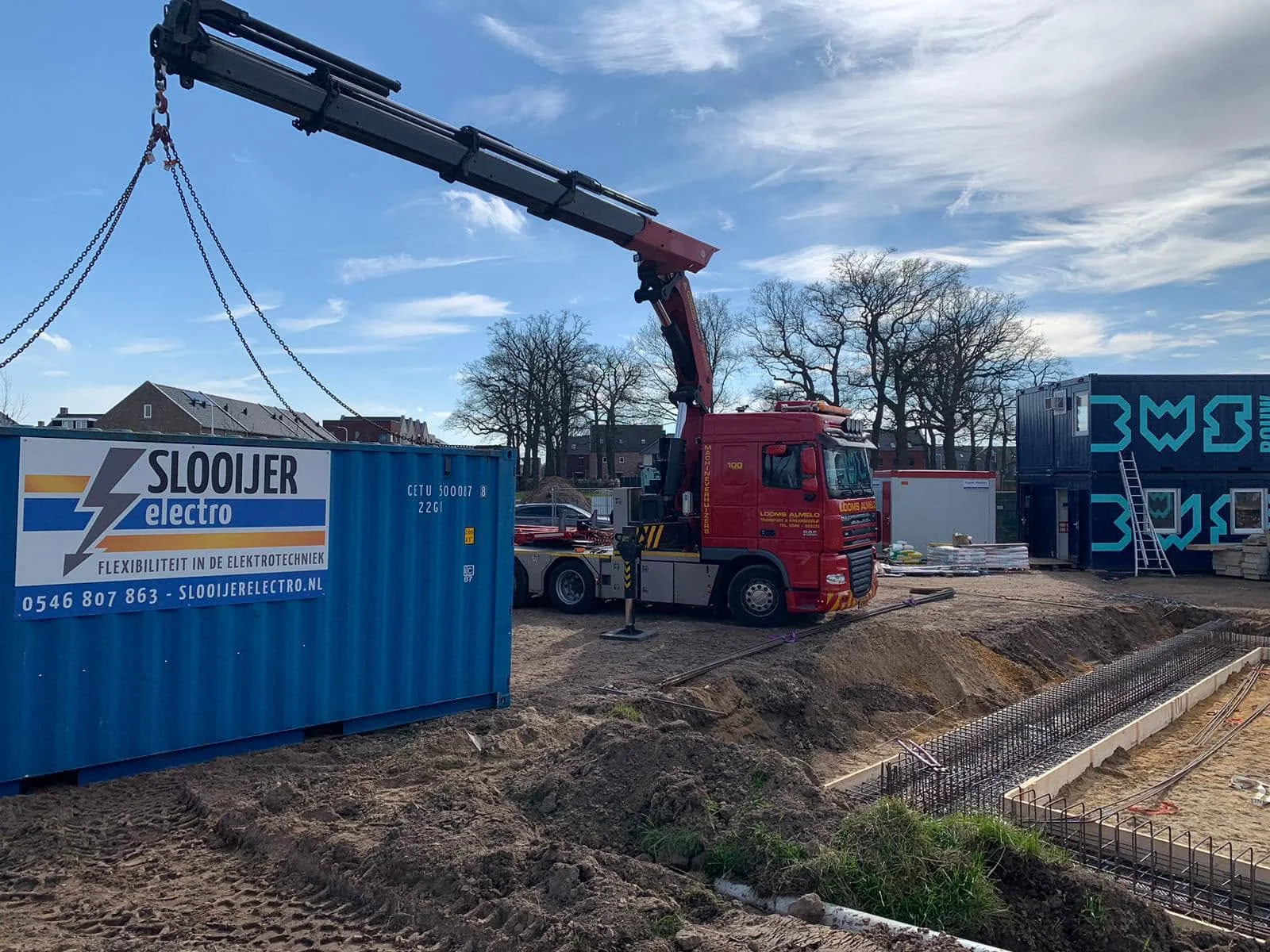 Projectlocatie met Slooijer Electro